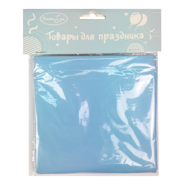 Скатерть полиэтиленовая Голубая / Light Blue